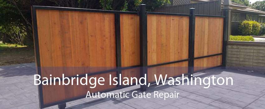Bainbridge Island, Washington Automatic Gate Repair