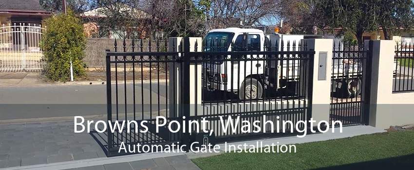 Browns Point, Washington Automatic Gate Installation