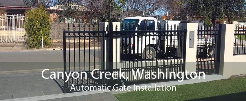 Canyon Creek, Washington Automatic Gate Installation
