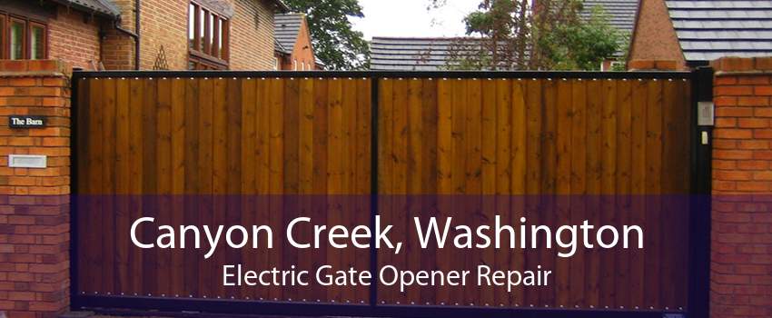 Canyon Creek, Washington Electric Gate Opener Repair