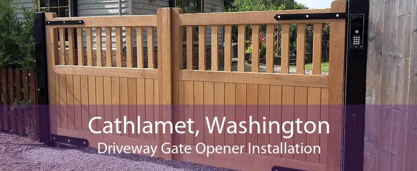 Cathlamet, Washington Driveway Gate Opener Installation