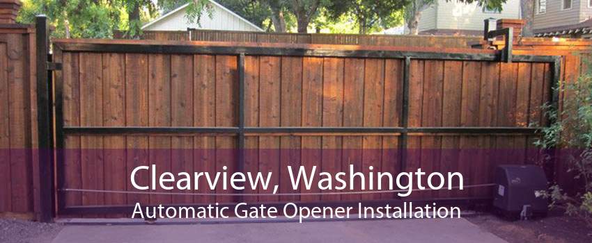 Clearview, Washington Automatic Gate Opener Installation