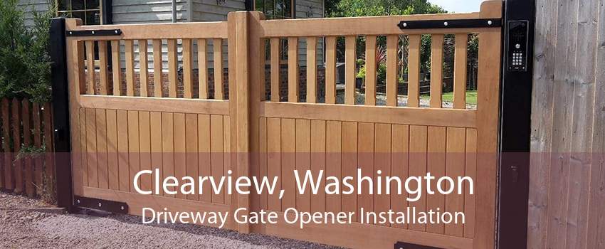 Clearview, Washington Driveway Gate Opener Installation