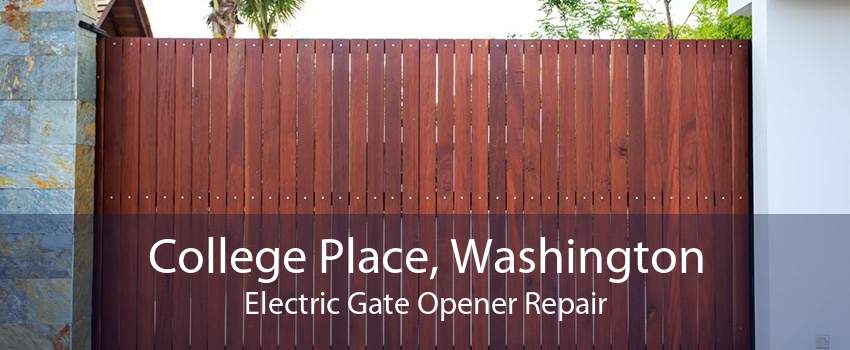College Place, Washington Electric Gate Opener Repair