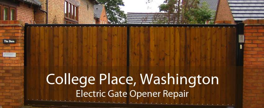 College Place, Washington Electric Gate Opener Repair