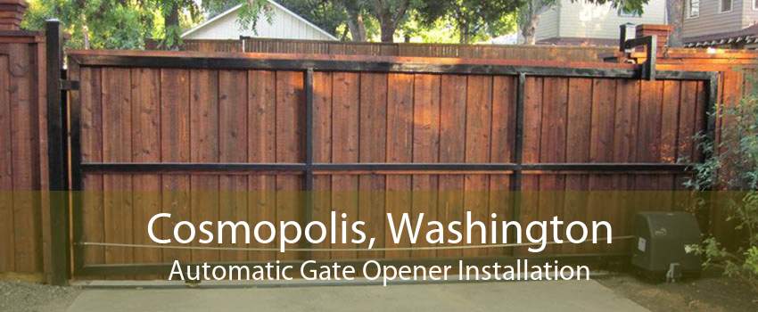 Cosmopolis, Washington Automatic Gate Opener Installation
