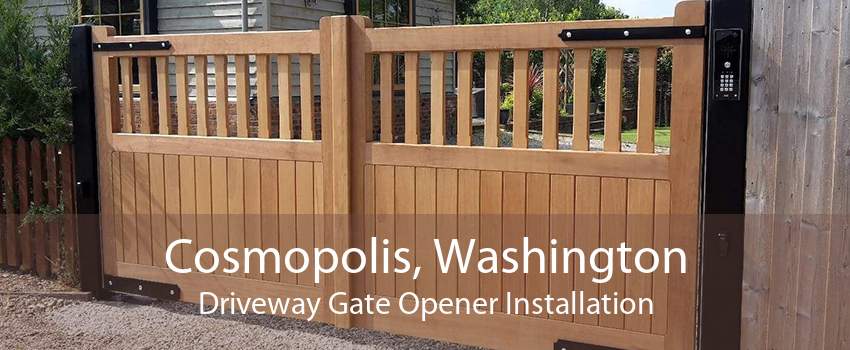 Cosmopolis, Washington Driveway Gate Opener Installation