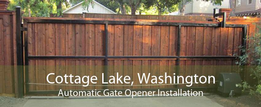 Cottage Lake, Washington Automatic Gate Opener Installation