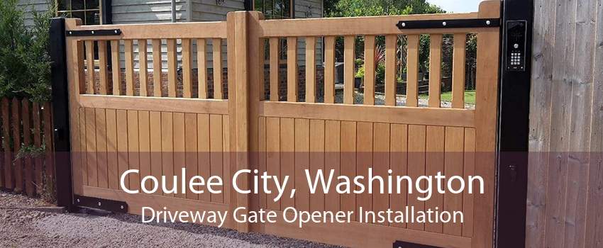 Coulee City, Washington Driveway Gate Opener Installation
