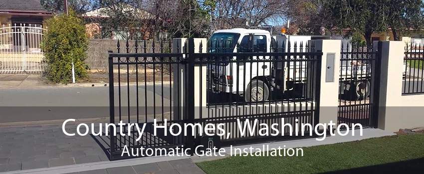Country Homes, Washington Automatic Gate Installation