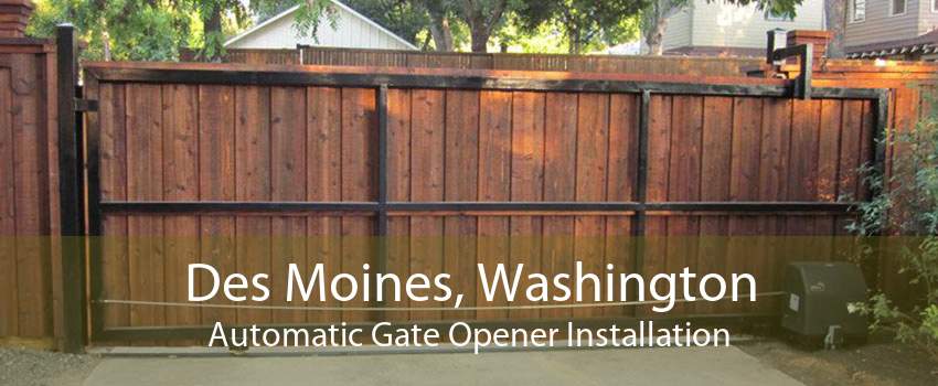 Des Moines, Washington Automatic Gate Opener Installation