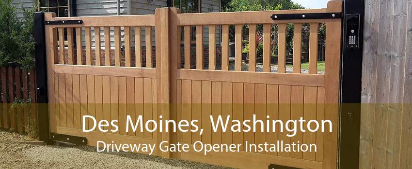 Des Moines, Washington Driveway Gate Opener Installation