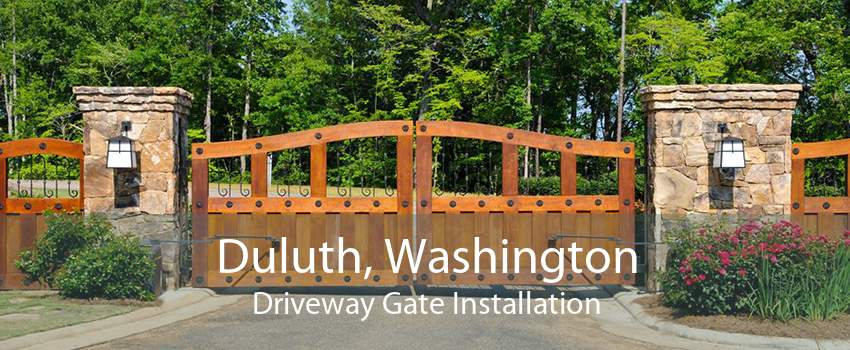 Duluth, Washington Driveway Gate Installation