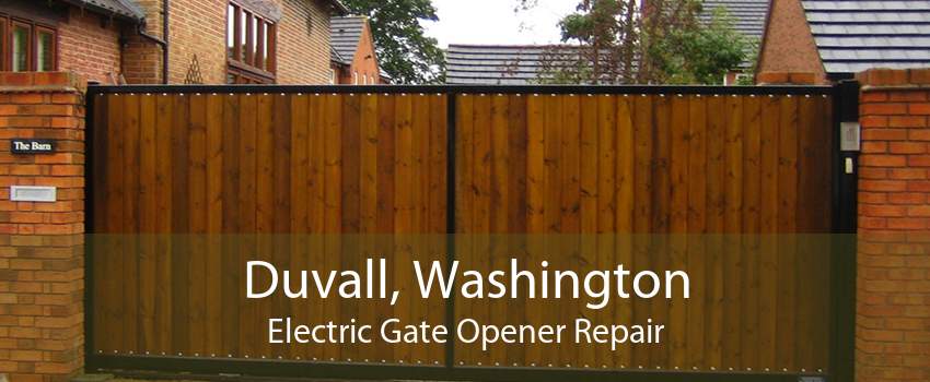 Duvall, Washington Electric Gate Opener Repair