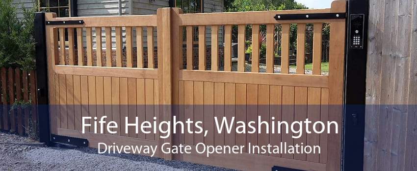 Fife Heights, Washington Driveway Gate Opener Installation