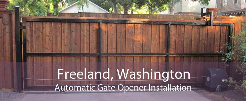 Freeland, Washington Automatic Gate Opener Installation