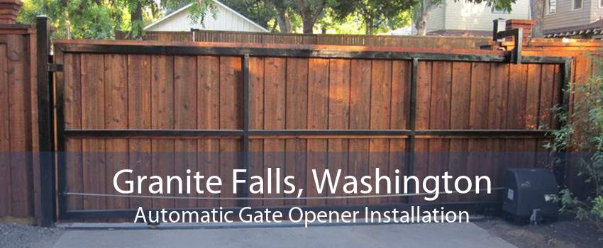 Granite Falls, Washington Automatic Gate Opener Installation