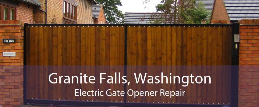 Granite Falls, Washington Electric Gate Opener Repair
