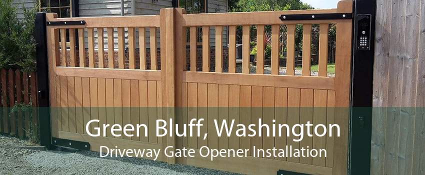 Green Bluff, Washington Driveway Gate Opener Installation