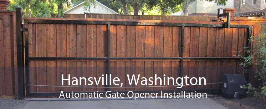Hansville, Washington Automatic Gate Opener Installation