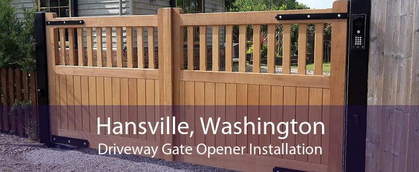 Hansville, Washington Driveway Gate Opener Installation