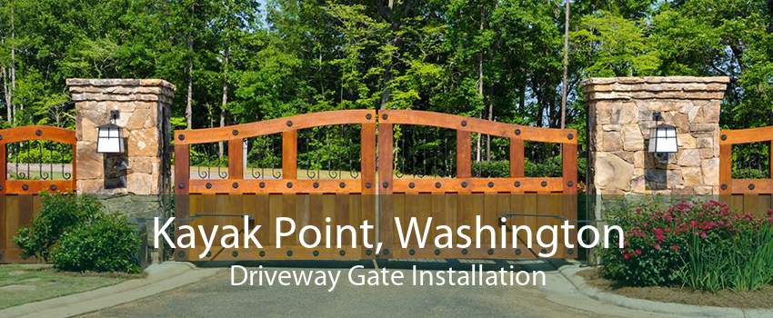 Kayak Point, Washington Driveway Gate Installation