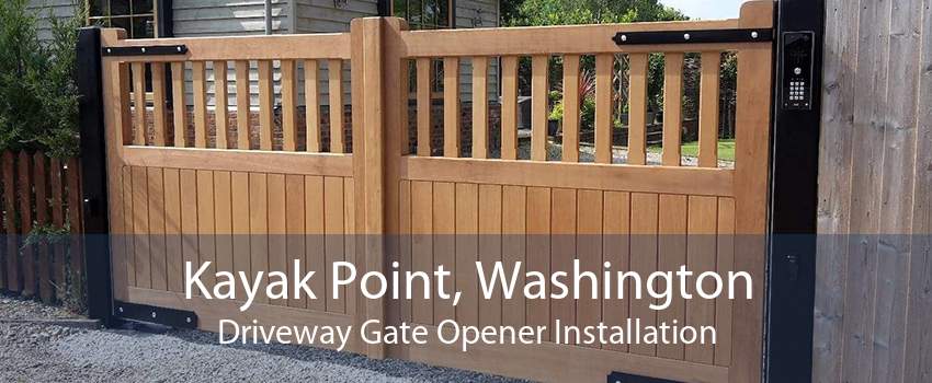 Kayak Point, Washington Driveway Gate Opener Installation