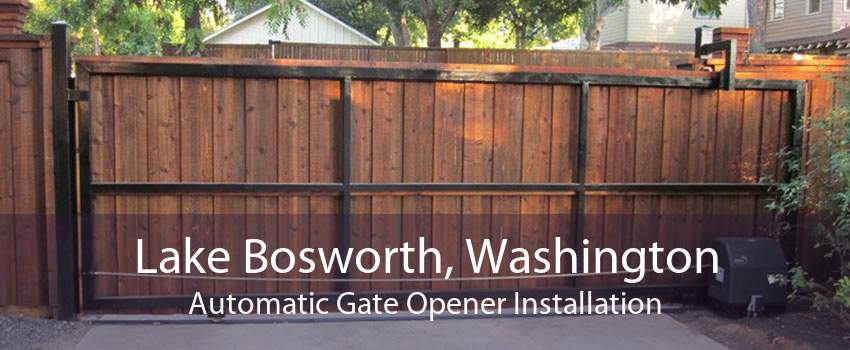 Lake Bosworth, Washington Automatic Gate Opener Installation