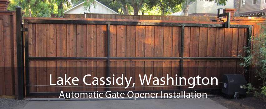 Lake Cassidy, Washington Automatic Gate Opener Installation