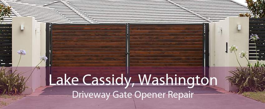 Lake Cassidy, Washington Driveway Gate Opener Repair