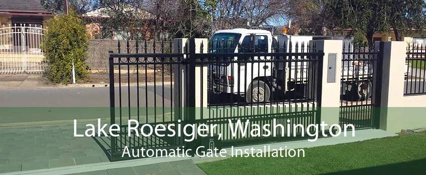 Lake Roesiger, Washington Automatic Gate Installation