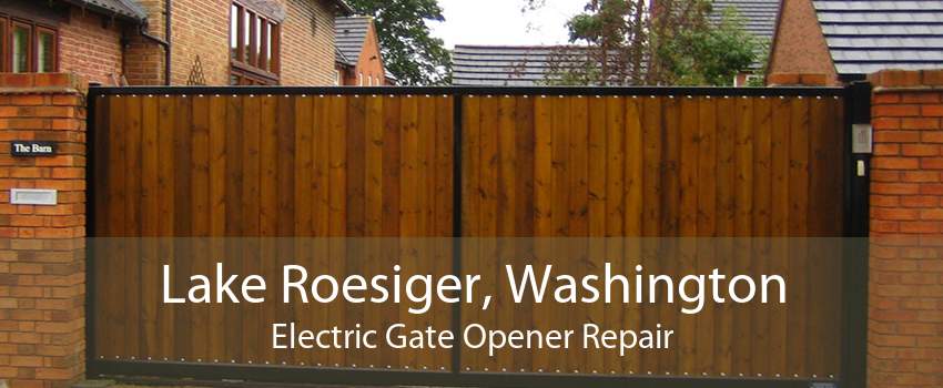 Lake Roesiger, Washington Electric Gate Opener Repair