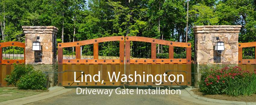 Lind, Washington Driveway Gate Installation