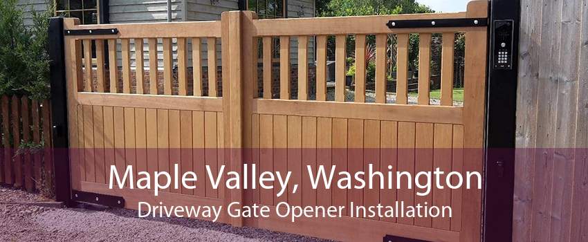 Maple Valley, Washington Driveway Gate Opener Installation