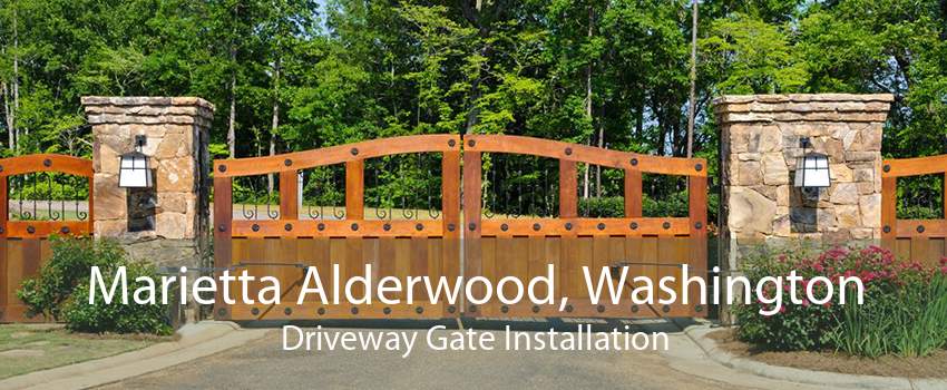 Marietta Alderwood, Washington Driveway Gate Installation