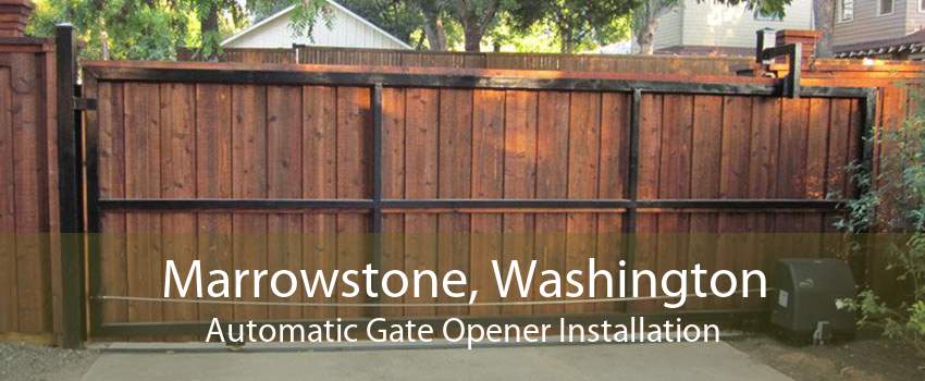 Marrowstone, Washington Automatic Gate Opener Installation