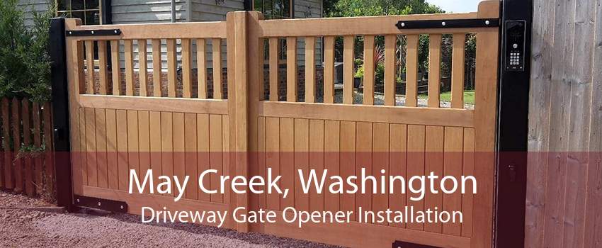 May Creek, Washington Driveway Gate Opener Installation