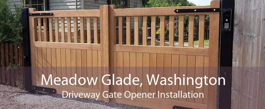 Meadow Glade, Washington Driveway Gate Opener Installation
