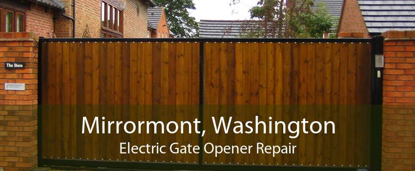 Mirrormont, Washington Electric Gate Opener Repair