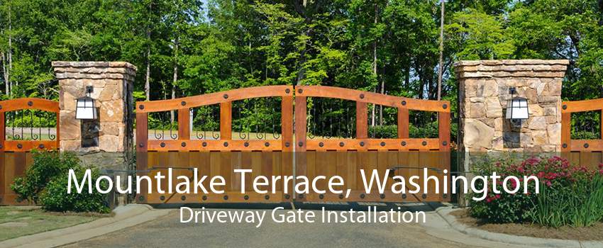 Mountlake Terrace, Washington Driveway Gate Installation