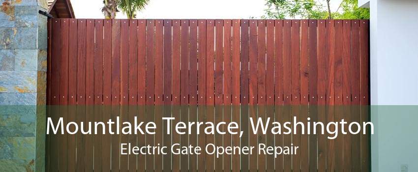 Mountlake Terrace, Washington Electric Gate Opener Repair