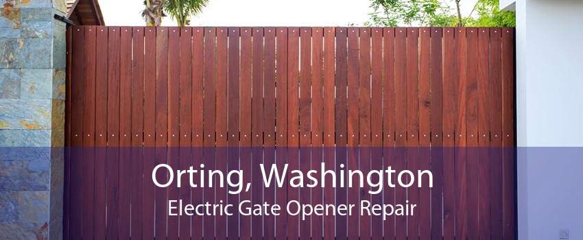 Orting, Washington Electric Gate Opener Repair