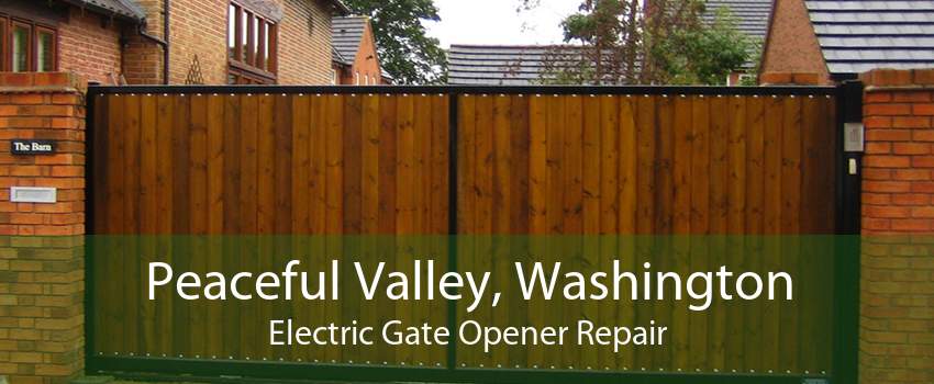 Peaceful Valley, Washington Electric Gate Opener Repair