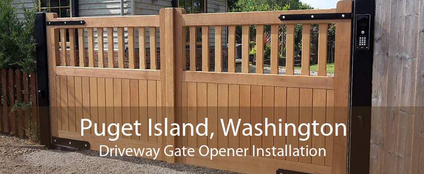 Puget Island, Washington Driveway Gate Opener Installation