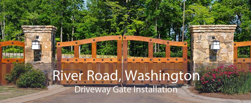 River Road, Washington Driveway Gate Installation