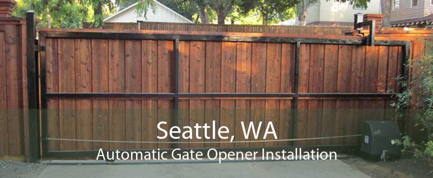 Seattle, WA Automatic Gate Opener Installation