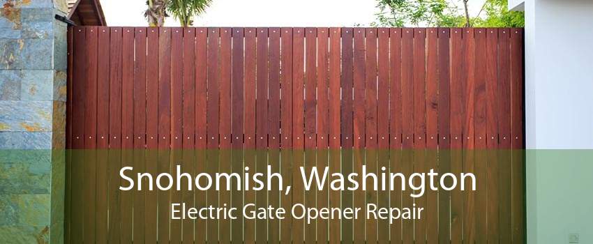 Snohomish, Washington Electric Gate Opener Repair