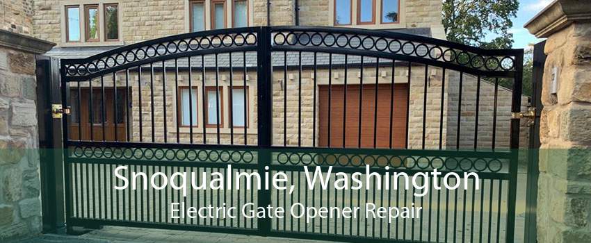Snoqualmie, Washington Electric Gate Opener Repair