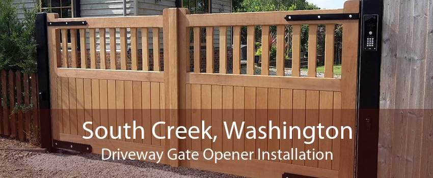 South Creek, Washington Driveway Gate Opener Installation