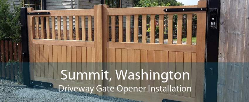 Summit, Washington Driveway Gate Opener Installation